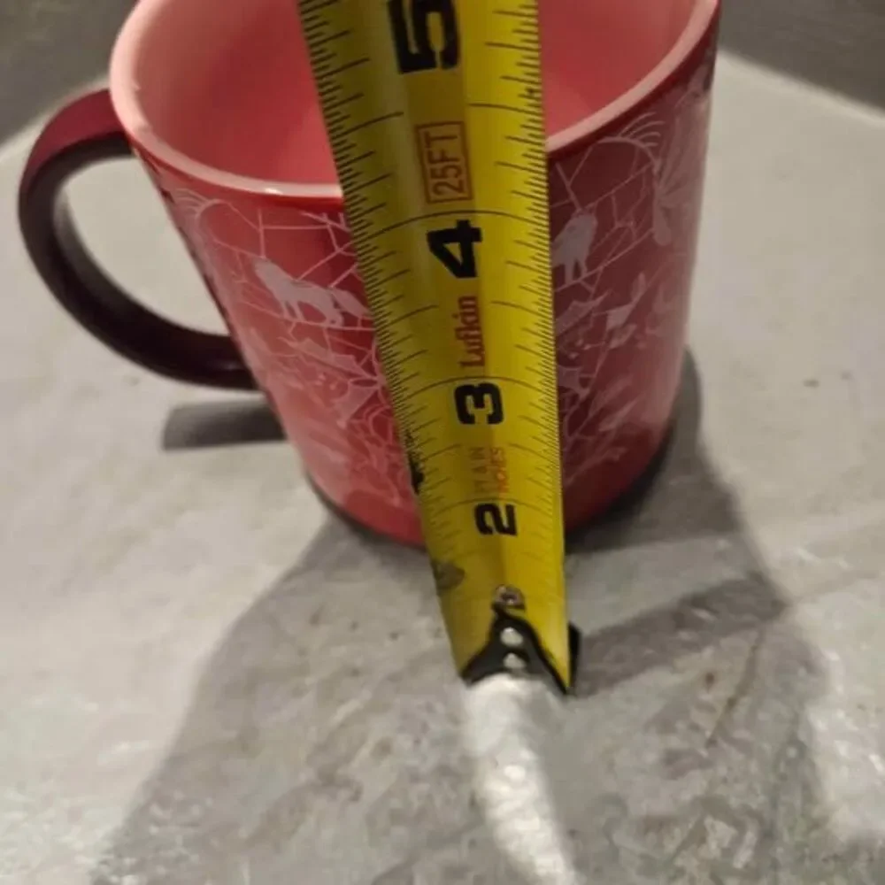 Starbucks 2022 Holiday Woodland Lace Red Ceramic Coffee Mug